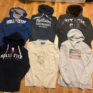 Hollister Abercrombie Ralph Lauren Morris  - Kontakta för köp. Går att köpa en men rabatt vid flera. Pris från 350 kr och upp per tröja. Strl S/M/L riktigt snygga finns ännu mer i min profil ✌️
