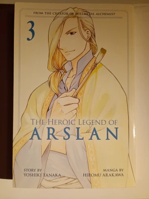 Arslan 3 English  - Volym 3 av The heroic legend of Arslan på engelska.