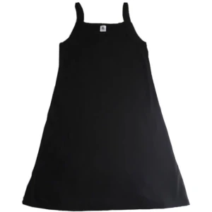 Vintage minidress/ miniklänning, y2k/ coquette/ cyber/ alt/ 2000s/ 2000tal/ 00s/ 00tal - Så söt svart klänning i 100% bomull med detaljer, i bra skick!