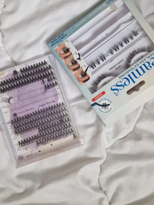 Wendy Lashes och Ardell lösögonfransar - Säljer två olika förpackningar med lösögonfransar. Ena är Wendy Lashes Individual Cluster Lashes i svart, flera längder och kluster. Andra är Ardell Duralash Individuals, också i svart och mixade längder. Perfekt för att skapa en personlig franslook. 