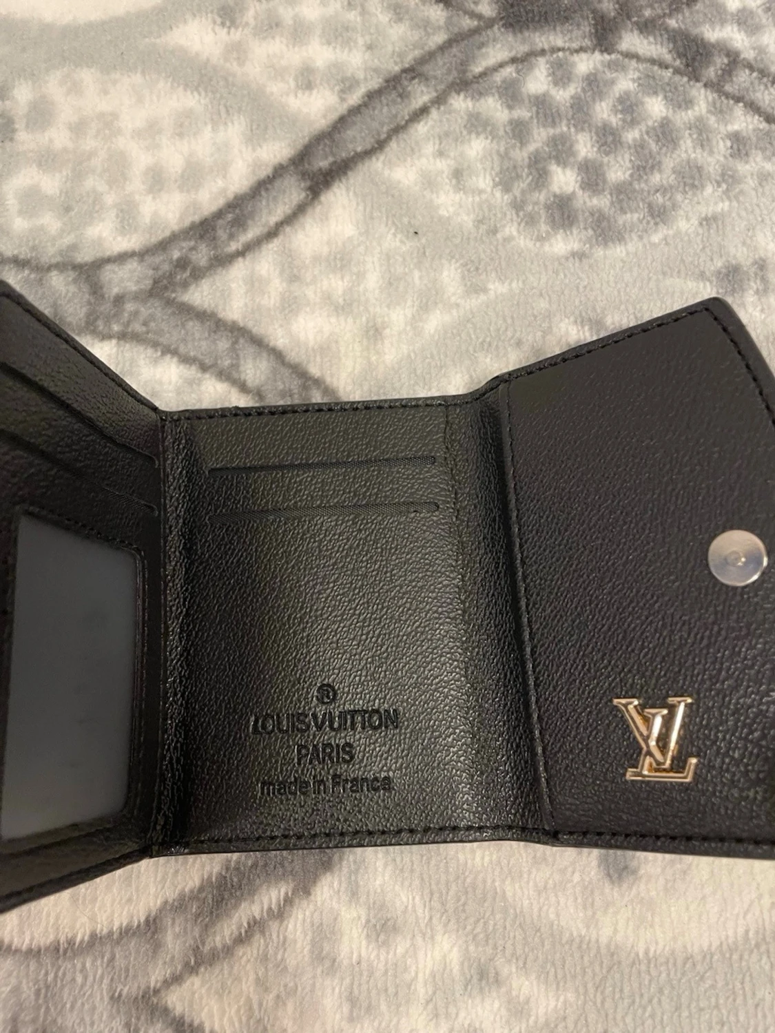 Louis Vuitton svart/grå plånbok - 3
