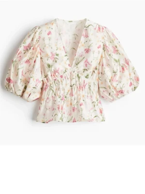 Blommig blus - Säljer virala blusen från hm