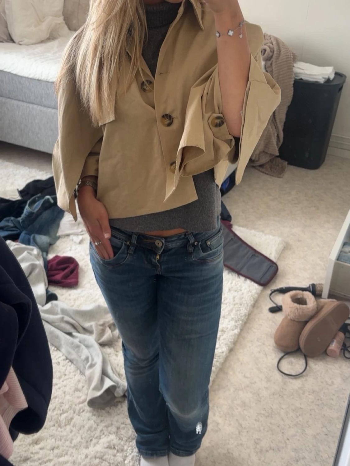 Blå LTB jeans, låg midja