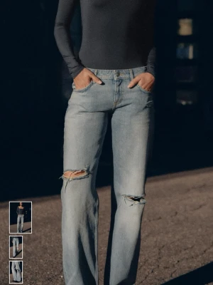 Slutsålda Lågmidjade jeans  Zara  - Lite baggy/ loose i modellen. Säljer då jag köpte fel storlek! Helt nya! Dock utan lapp 