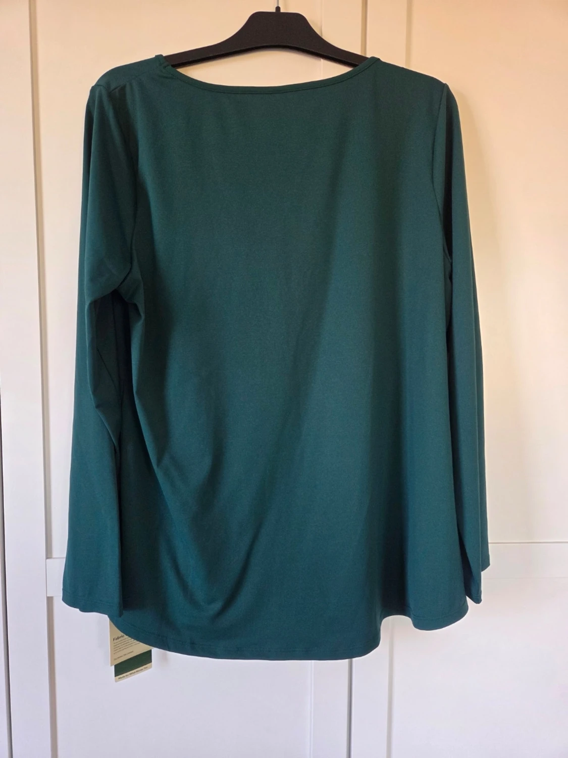 Grön långärmad topp, XL - 1