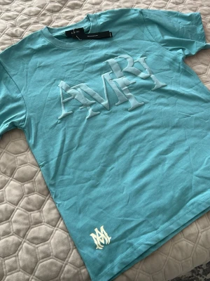 Amiri T shirt - Nytt skick väldigt snyggt och stilig amiri t shirt för sommaren. väldigt detaljerad tex på tröjan med fina detaljer på botten. Ingeting på bak sidan