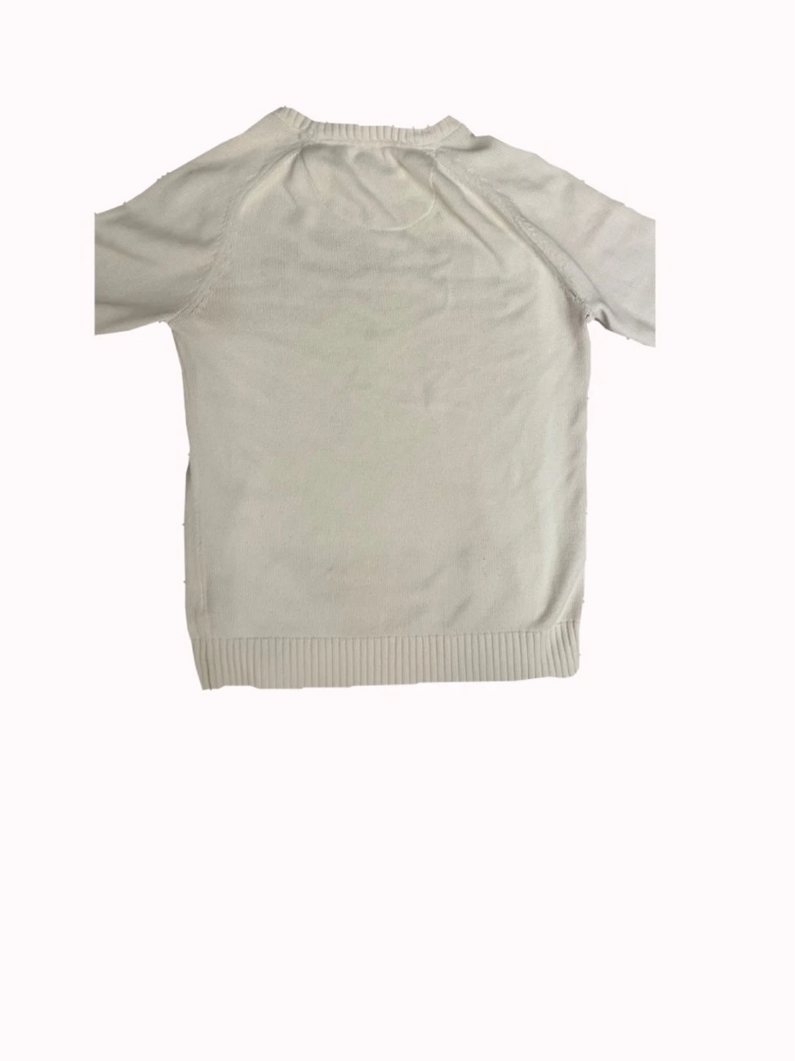 Vit stickad tröja från Morris - 1