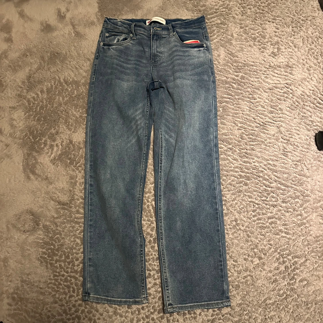 Levi's raka blå jeans