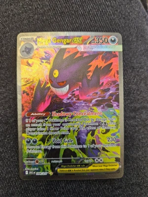 Mega Gengar EX Pokémonkort 284/217 SIR - Säljer ett Mega Gengar EX SIR pack fresh psa 10 contender från det nya settet mega evoulotion ascended heroes hör gärna av er vid frågor, prisförslag eller fler bilder 