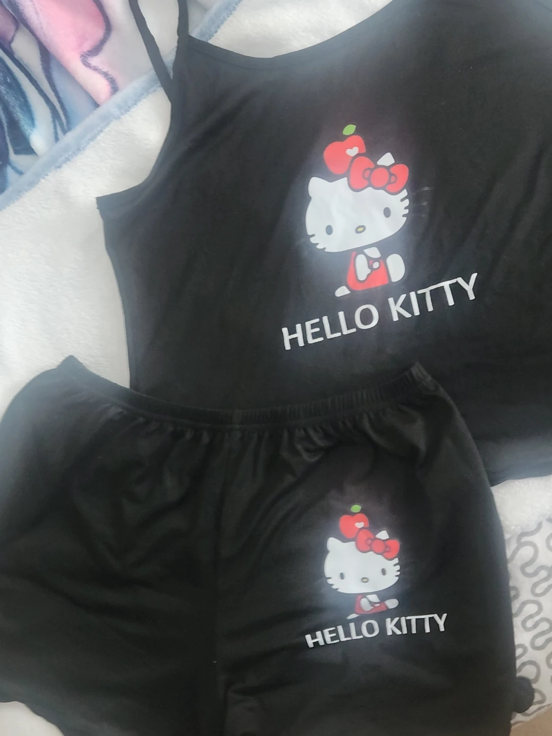 Hello Kitty svart pyjamasset stl.L - 2