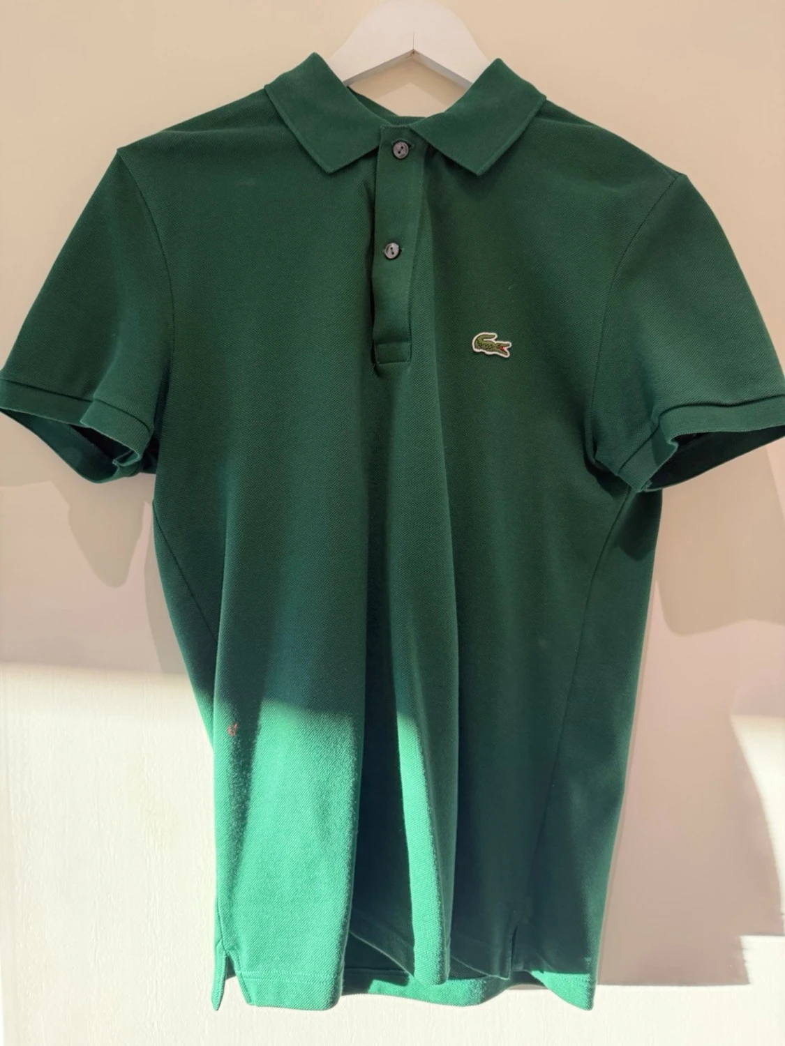 Grön pikétröja från Lacoste