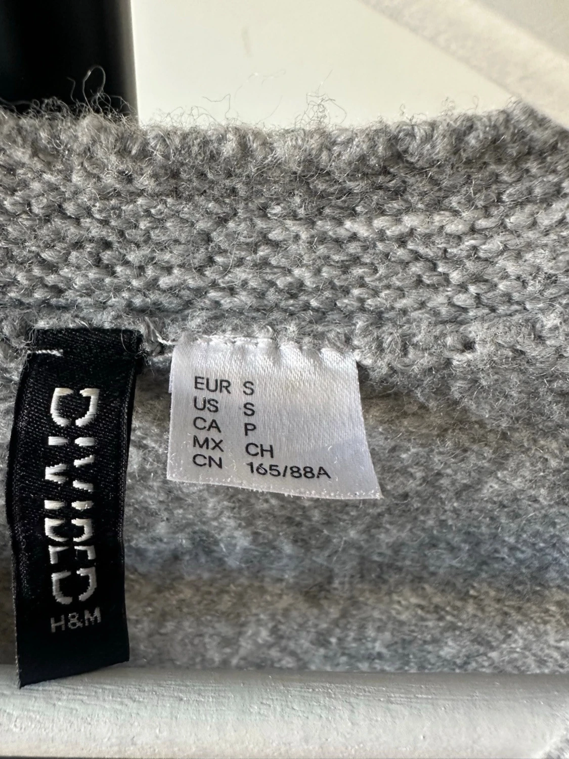 Grå kofta från H&M med fickor - 5