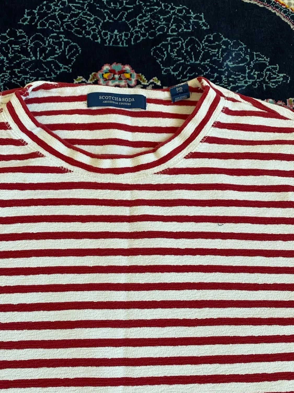 Randig långärmad topp Scotch & Soda - 1