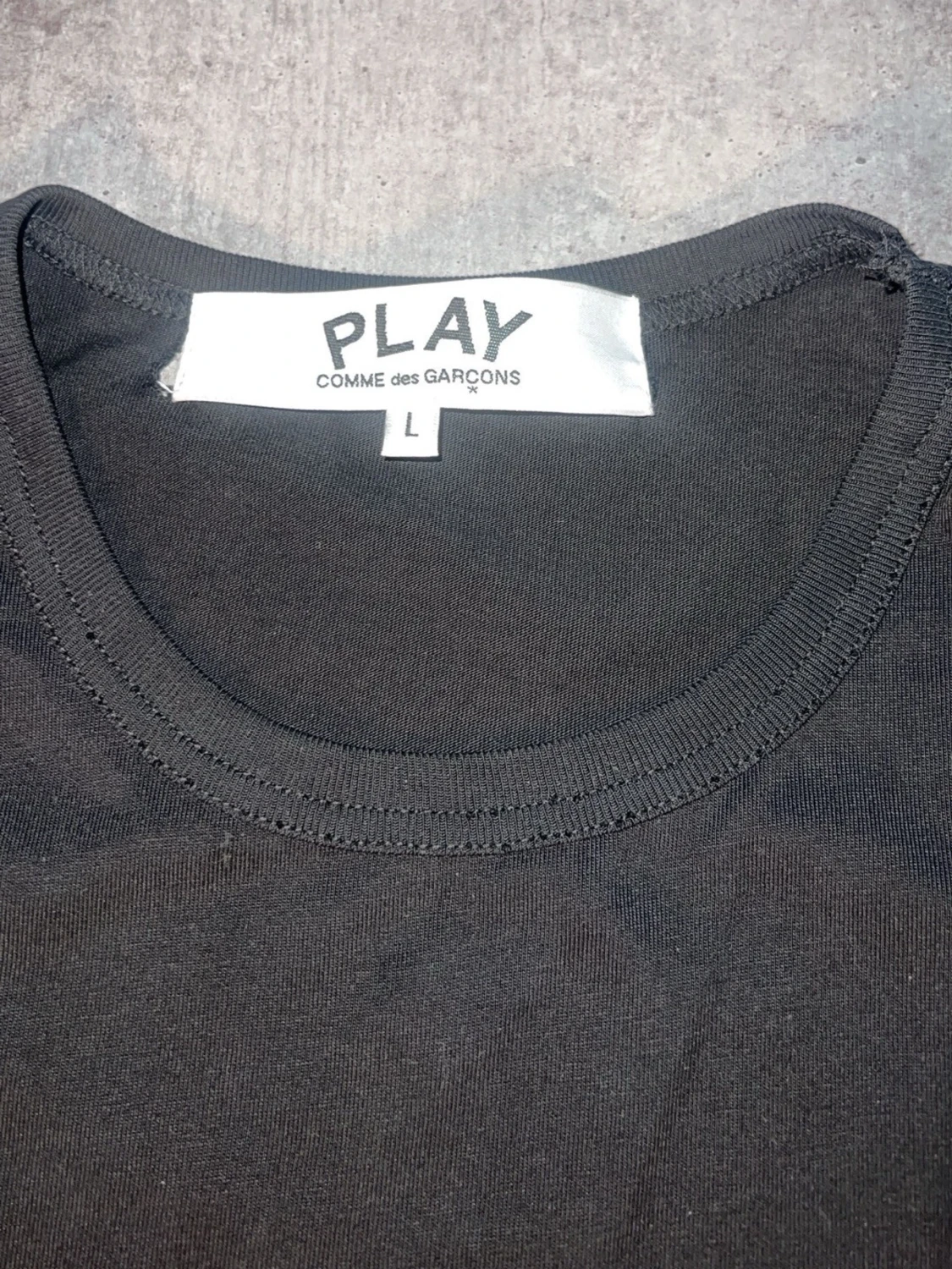 Svart långärmad topp från Comme des Garçons - 2