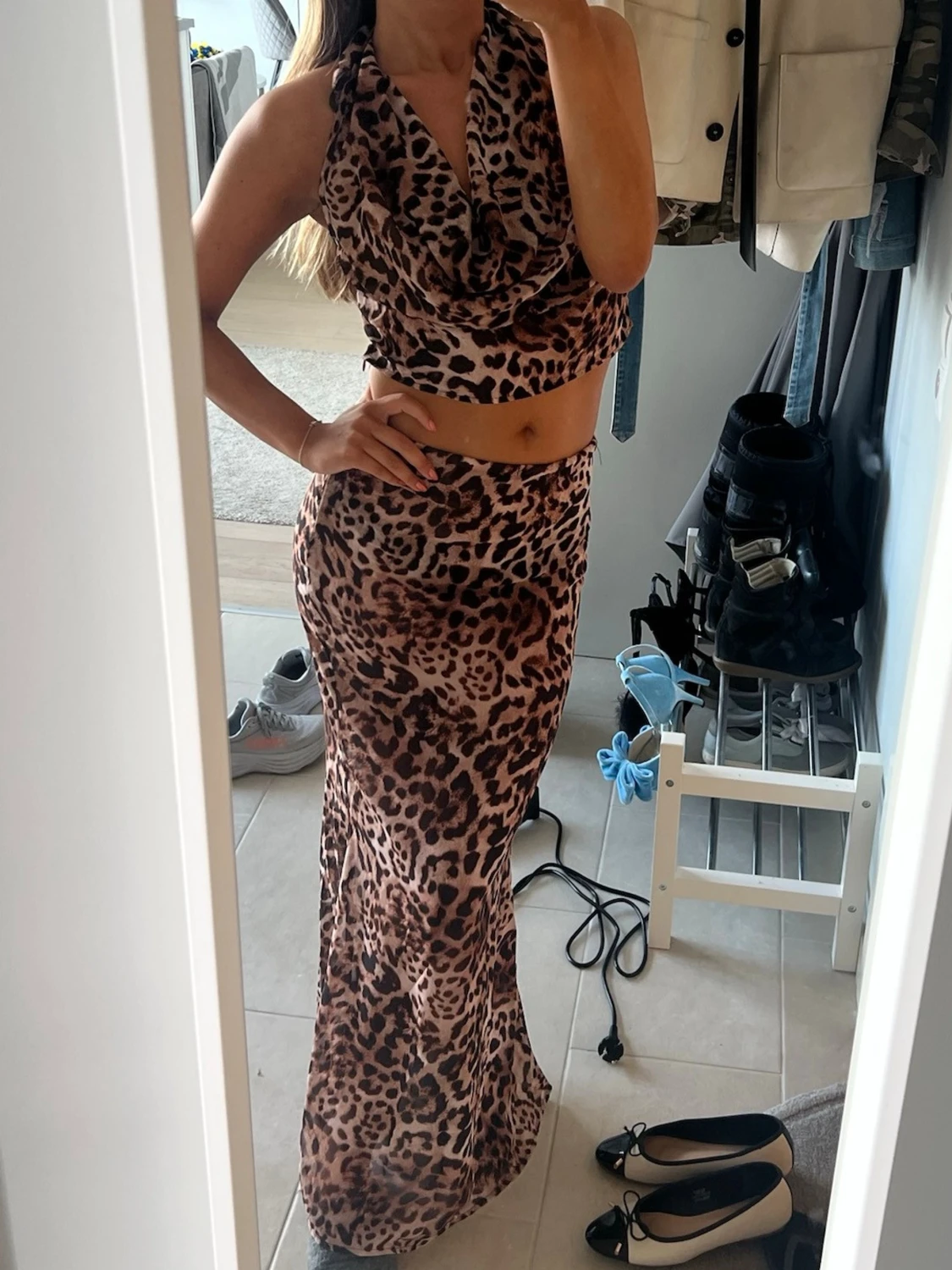 Leopardmönstrat set