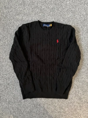 Ralph Lauren Polo black knit sweater - Size M, true to size. Never worn