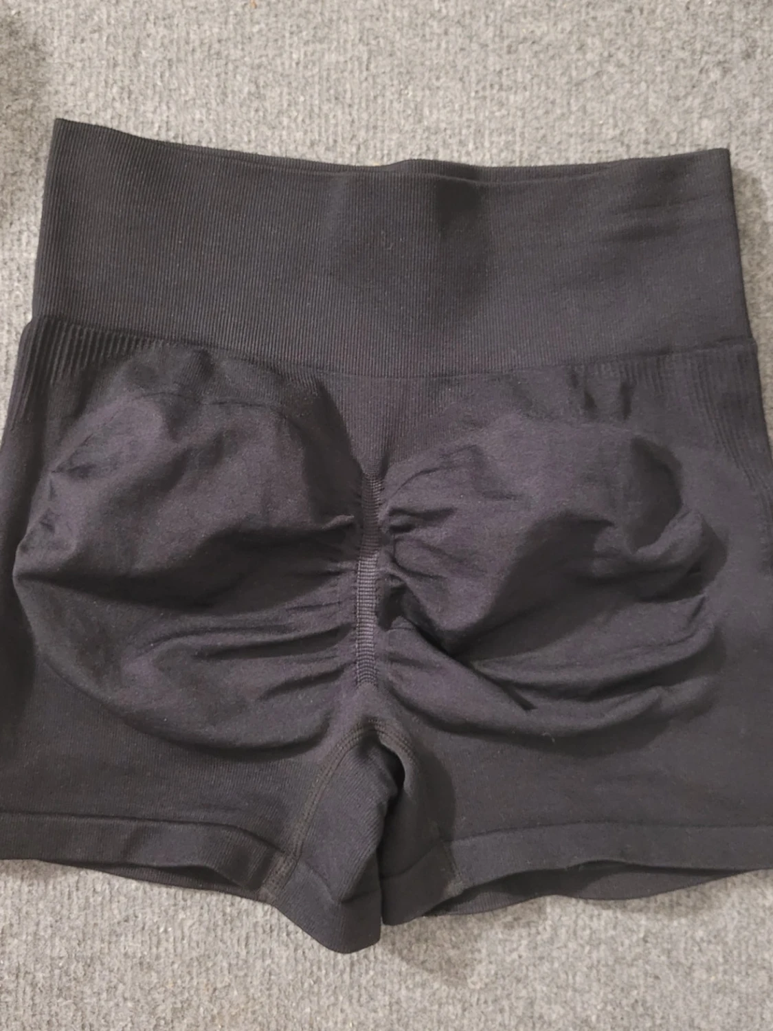 Svarta shaping shorts med hög midja - 1