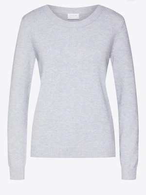 Grå stickad tröja  - Jättesnygg o skön basic stickad tröja från Vila. Säljer eftersom den inte kommer till användning. Bra skick, inga defekter förutom att den är lite nopprig. Nån lös tråd kan förekomma. Hör av er för fler bilder 💕