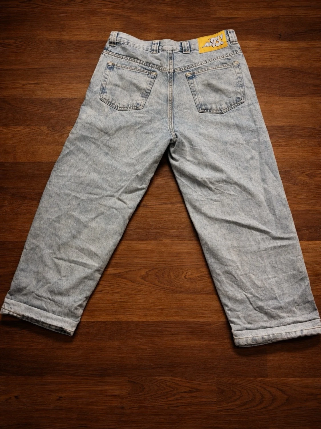 Ljusblå baggy jeans från OJ - 1