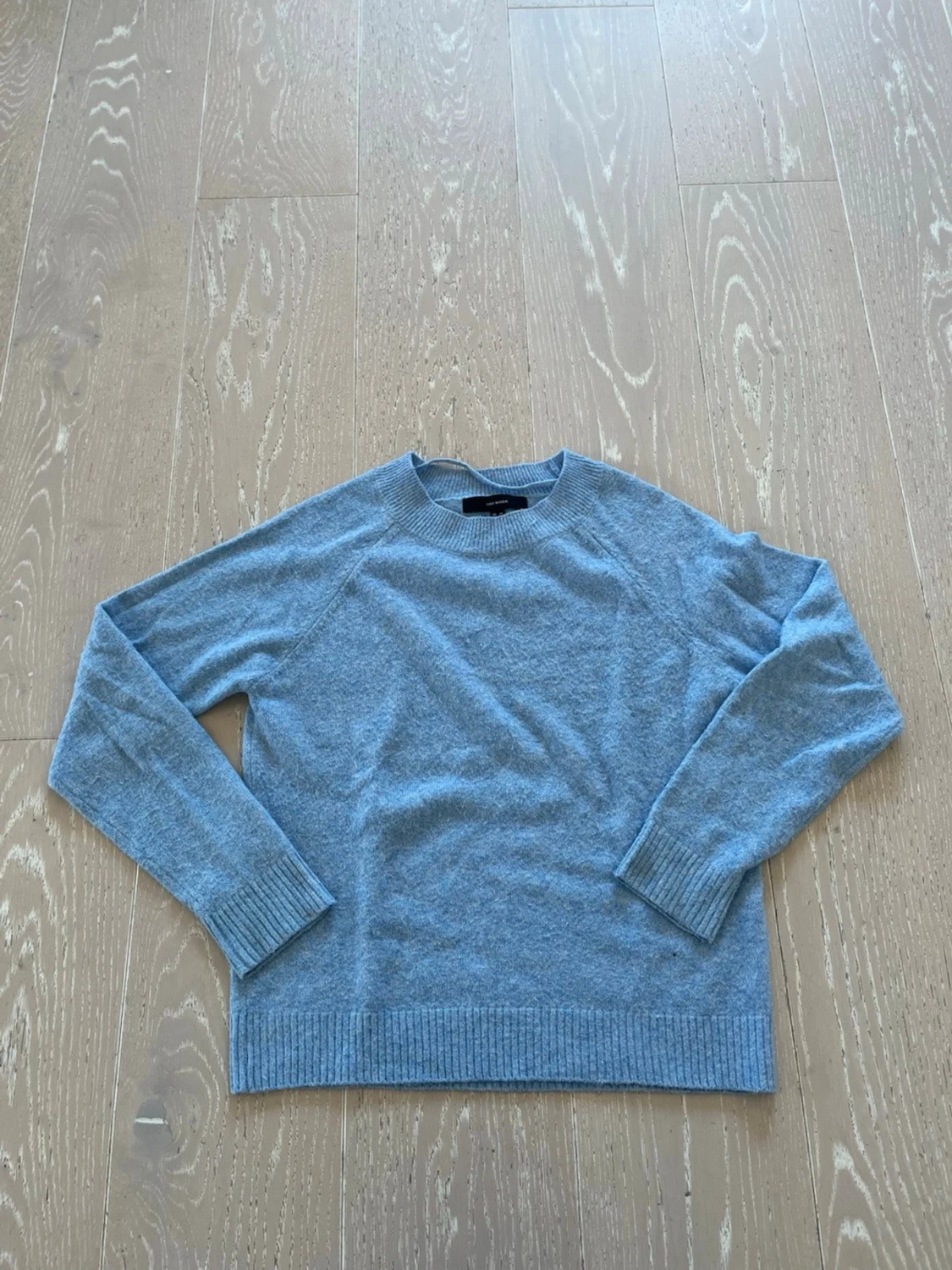 Ljusblå stickad tröja Vero Moda