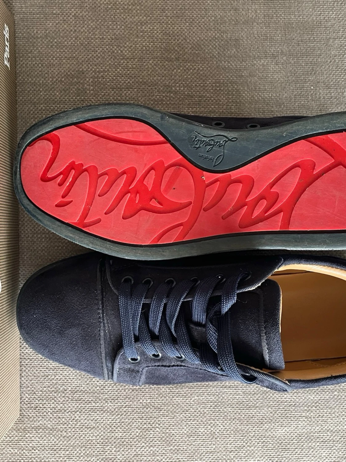 Mörkblå sneakers från Christian Louboutin - 2