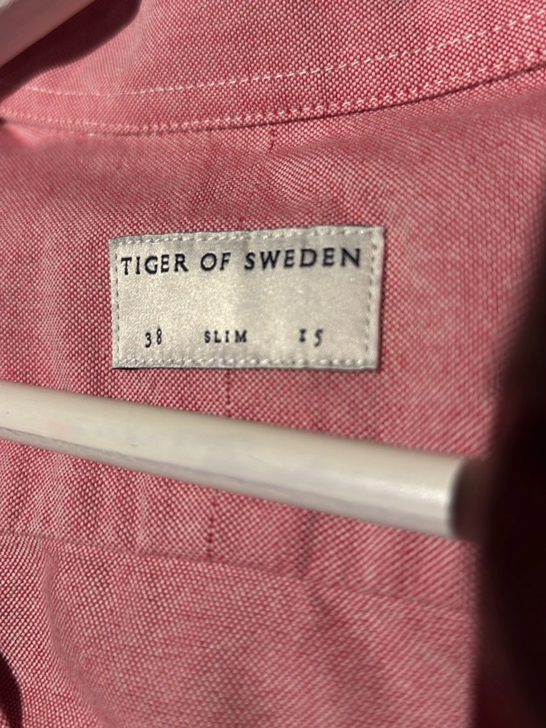Rosa oxfordskjorta med button down - 3