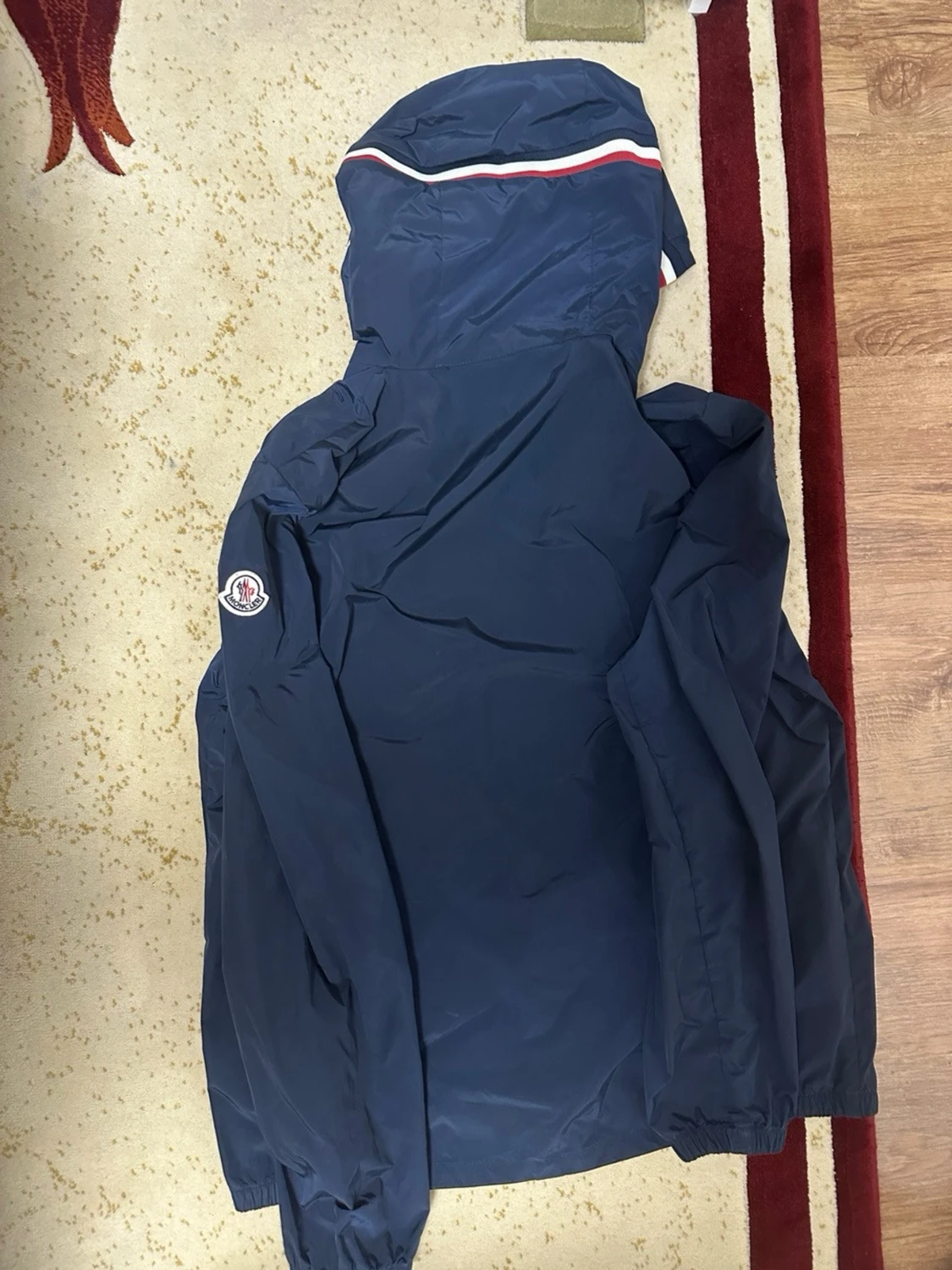 Mörkblå Moncler windbreaker - 1