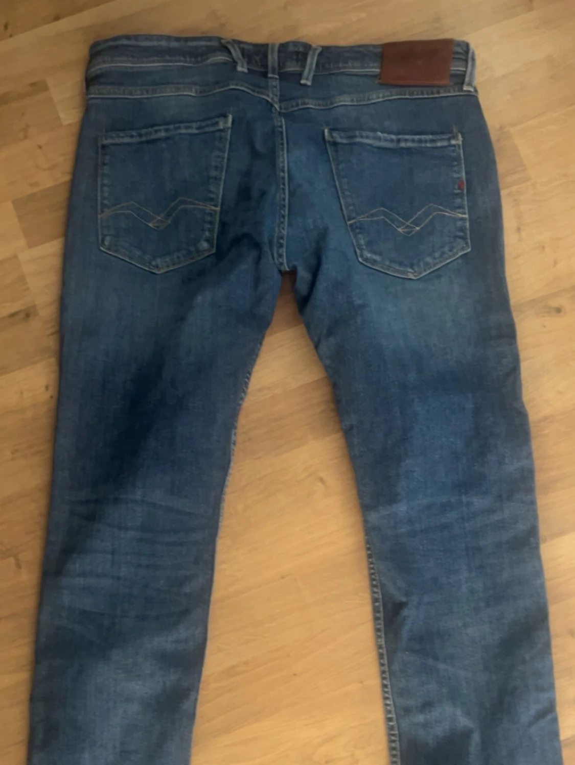 Blå replay slim fit jeans - 1