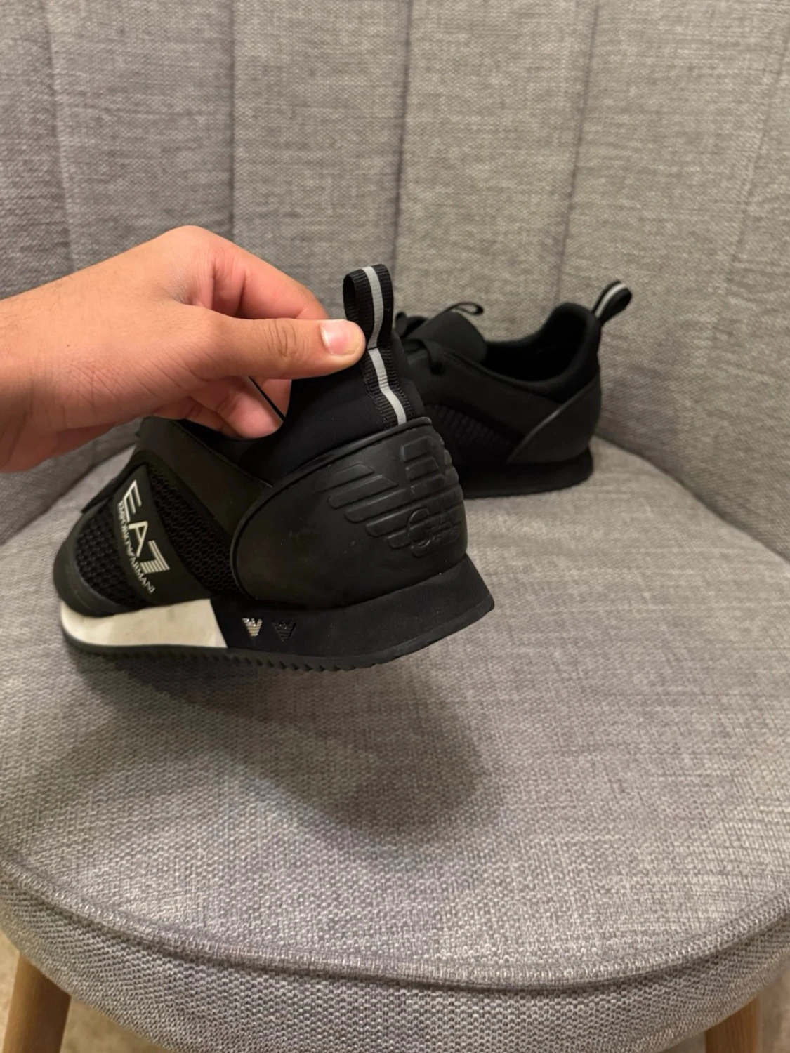 Svarta EA7 Emporio Armani sneakers - 3