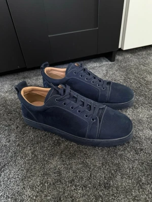 Louboutins - Mörkblåa Louboutins i storlek 43 (Inget tillbehör medföljer), bra skick utan märkvärdigt slitage. Kom gärna med frågor eller prisförslag 🤝