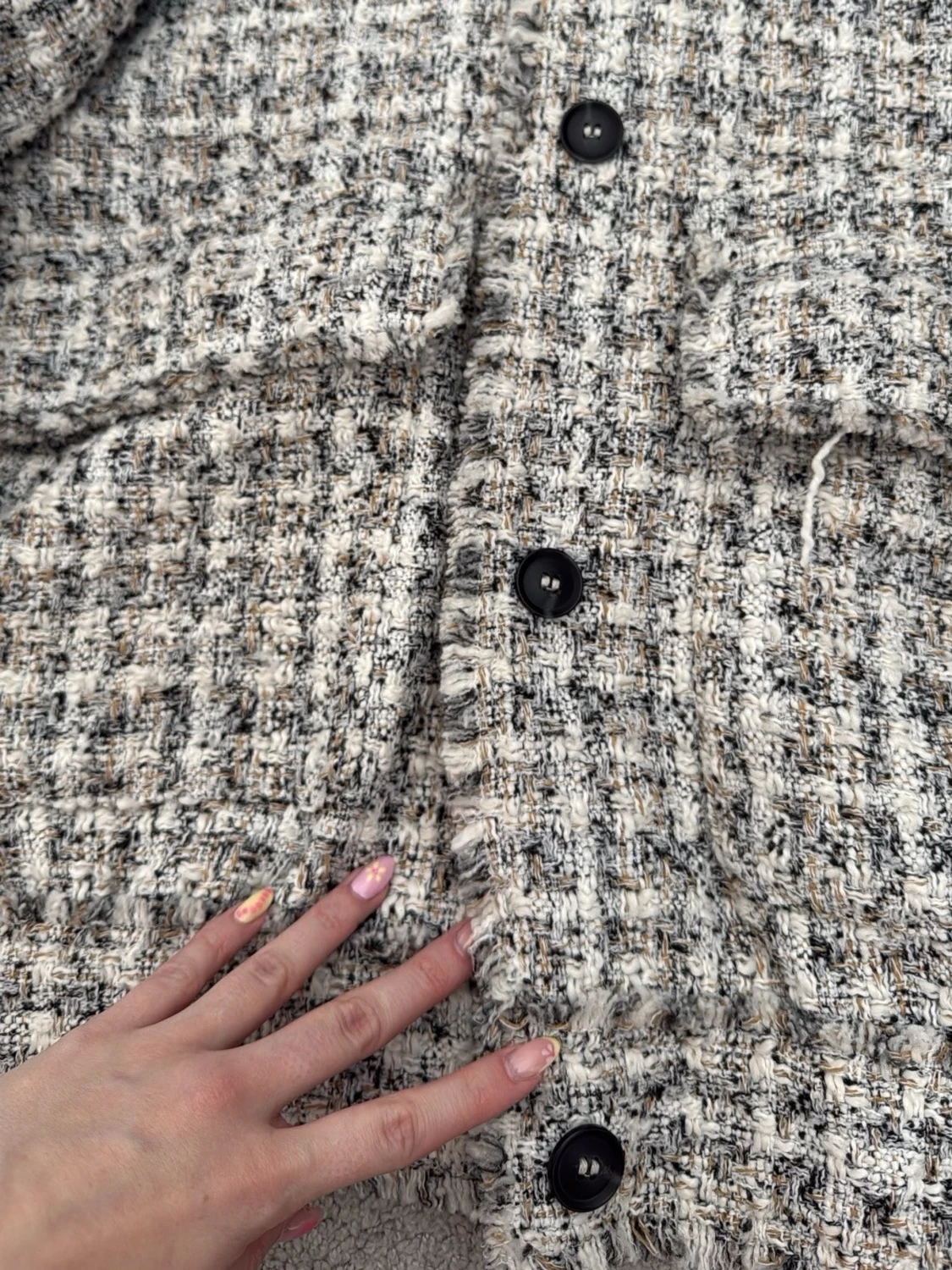 Tweed cardiganjacka från H&M - 2