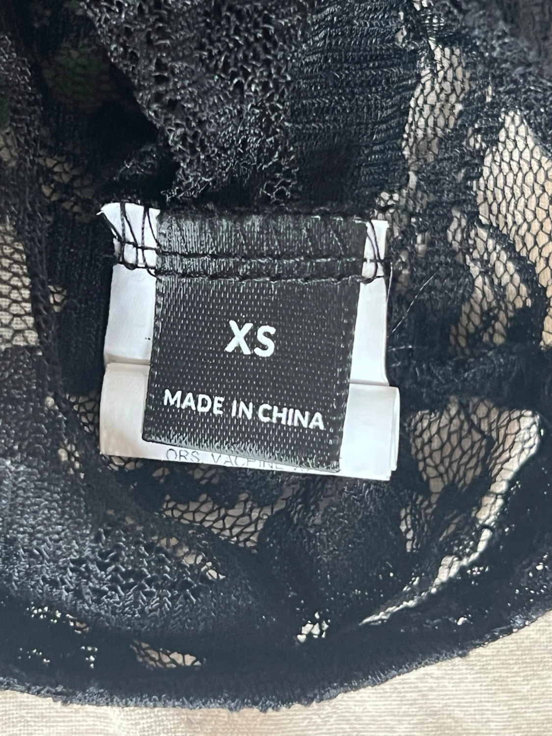 Svart spets tröja - 2