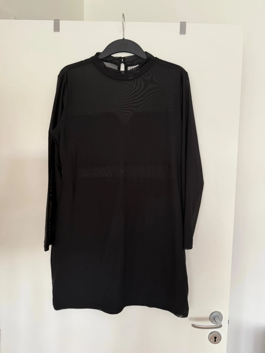 Klänning svart mesh 