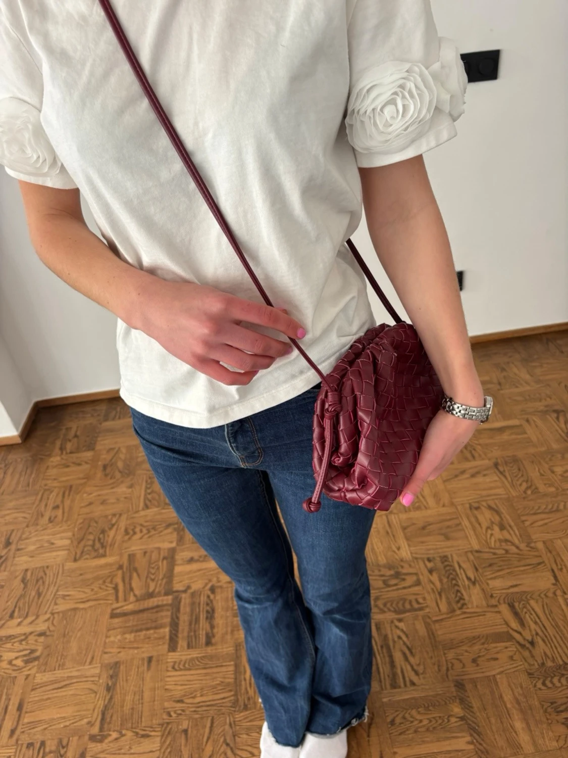 Vinröd väska - 2