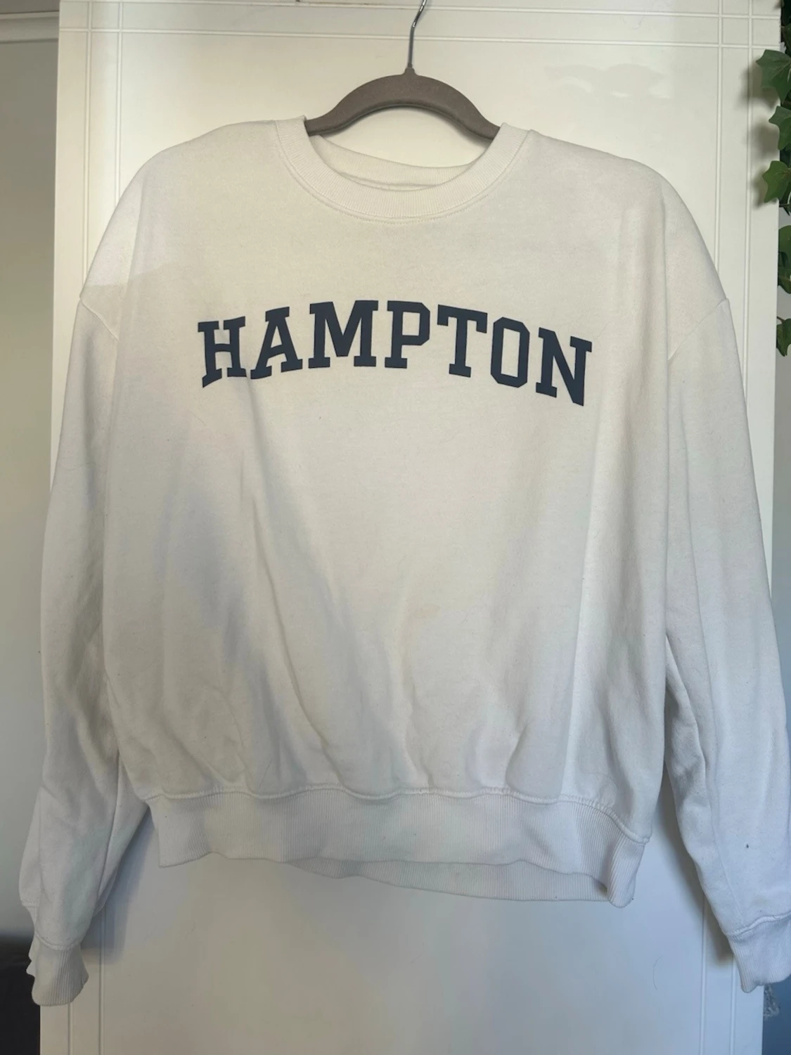 Vit sweatshirt från 157 med tryck - 2