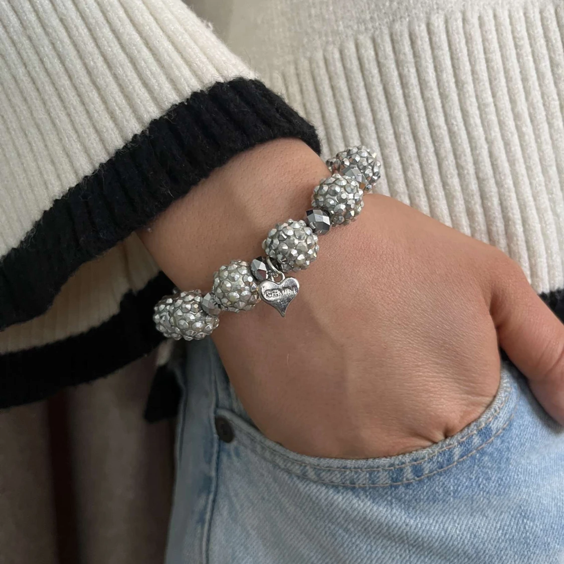 Glittrigt armband - 90