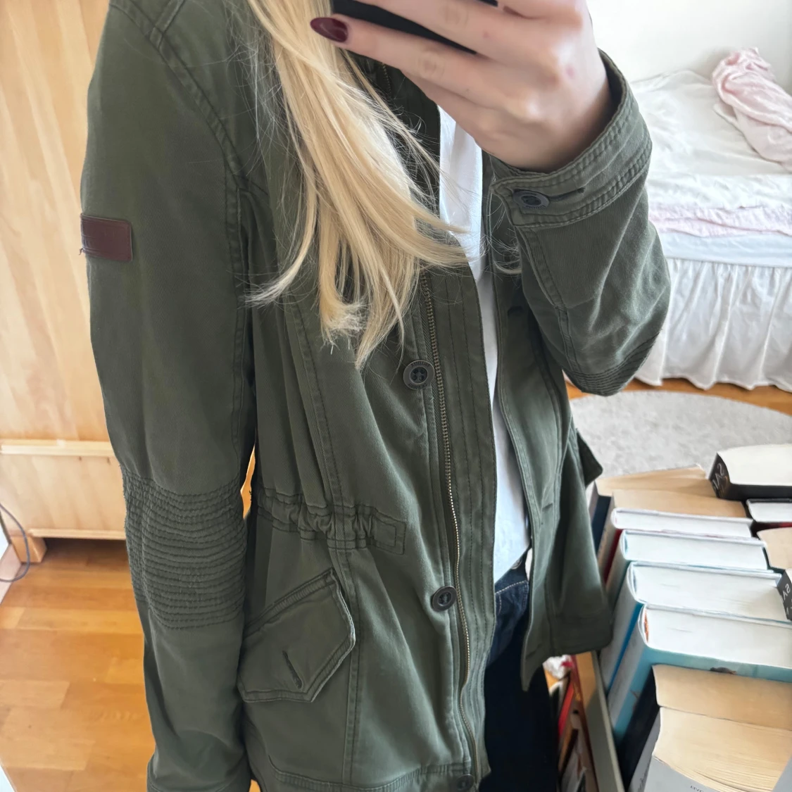 Militärgrön jacka - 90