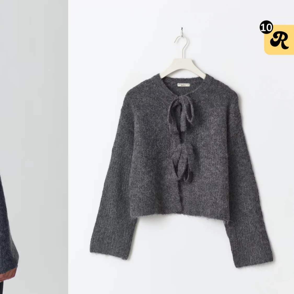 Grå kofta från GinaTricot - 90