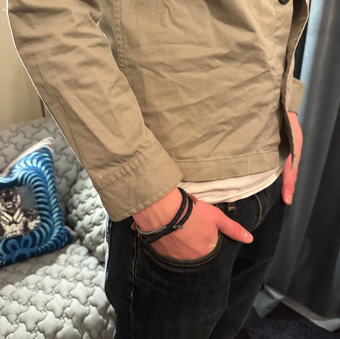 Beige overshirt - 90