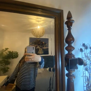 Randig tröja från Holly & Whyte - Säljer en snygg randig tröja från Holly & Whyte. Tröjan är blå och vit med långa ärmar och en avslappnad passform. 