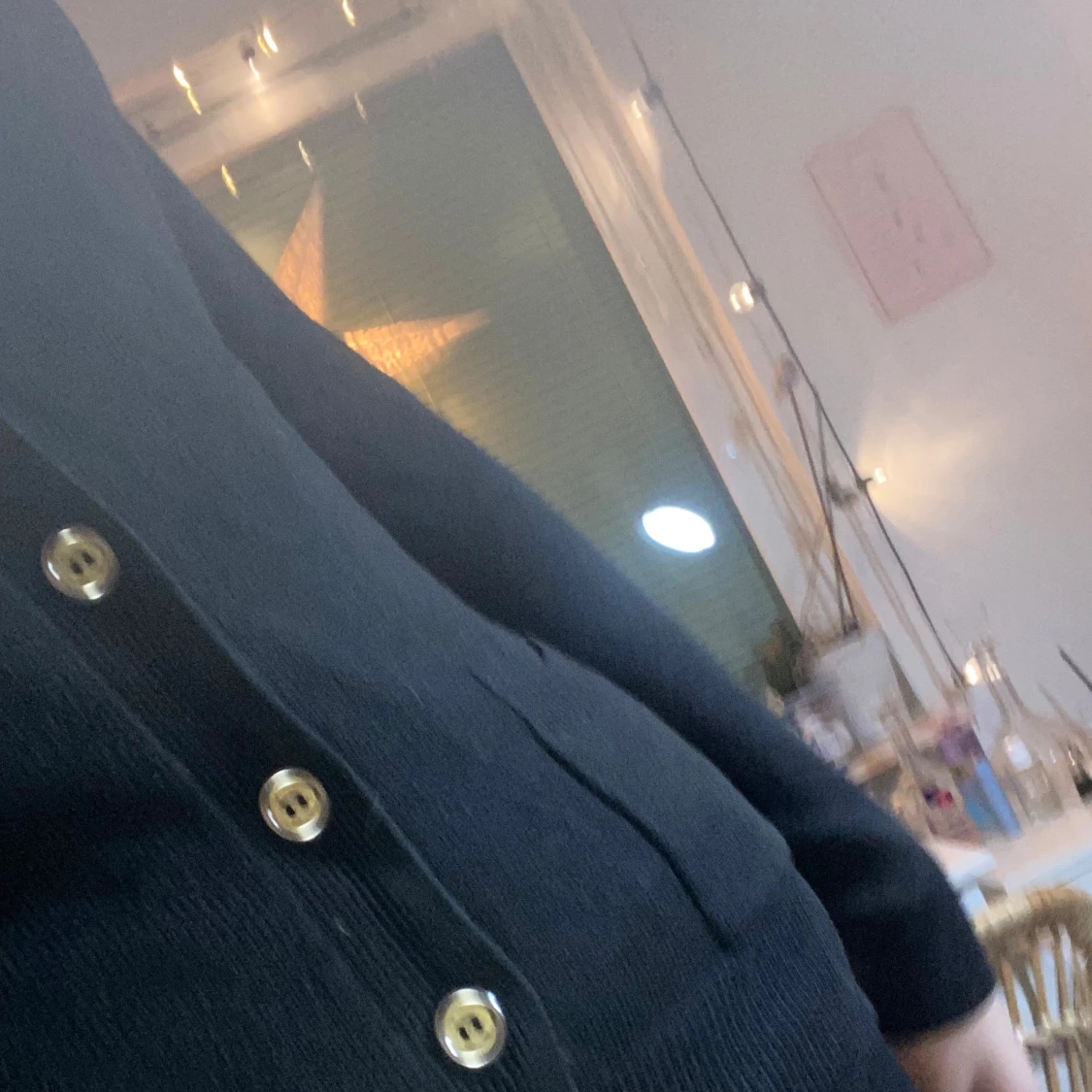 Svart kofta från Gina Tricot - 92