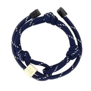 Miu Miu - Miu Miu SS24 cord bracelet/anklet i färgen Baltic blue. Nypris 2800:-