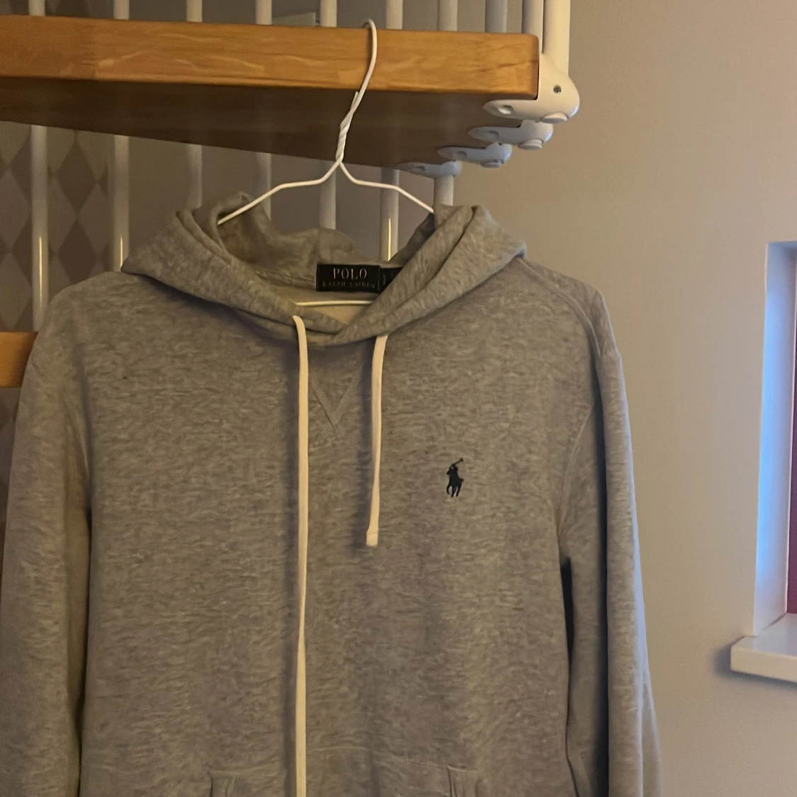 Grå hoodie från Polo Ralph Lauren - 90