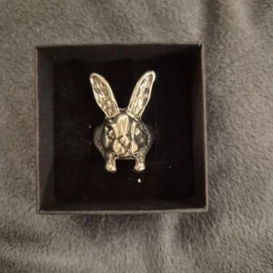 Kanin ring silver  - GRATIS GÅVA MED VARGE ORDER!! Supertrendig stockholmsstil tjejer, ring silver. Vinter ring silver smycke. Gjord av stål, jag svarar och skickar alltid snabbt!