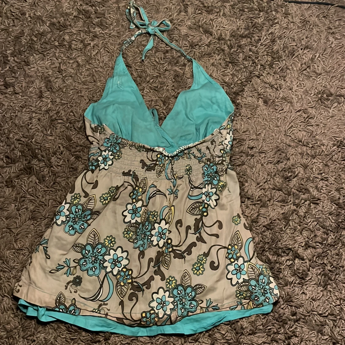 Halterneck topp - 90