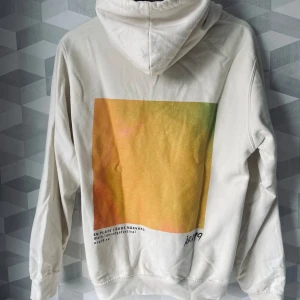 Hoodie med tryck på ryggen - Hoodie köpt ifrån en konferens, den har tyvärr blivit för liten så kan ej använda den längre. Fint skick!!