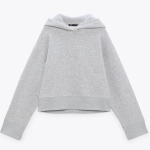 Grå hoodie - Säljer dena jätte fina hoodien från Zara som inte kommer till användning 💓 Har en jätte liten fläck på högre ärmen därav priset 