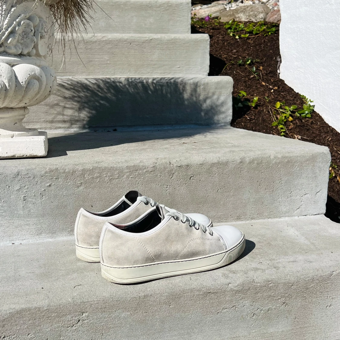 Grå Lanvin Captoe - 90