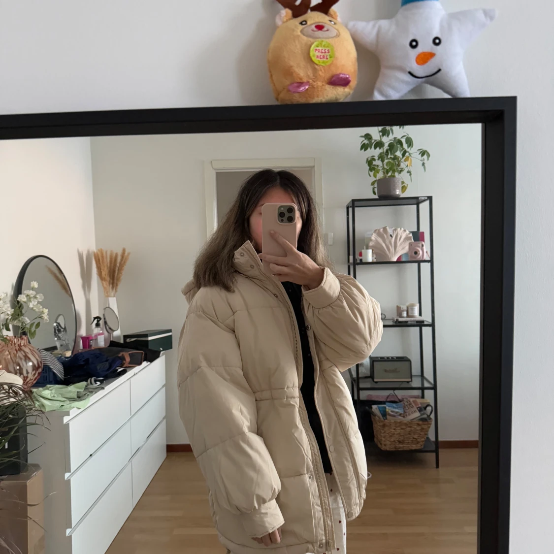Beige pufferjacka från NA-KD - 2