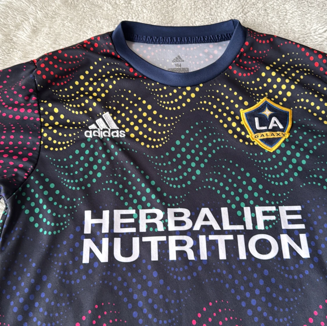 LA Galaxy fotbollströja med färgglatt mönster - 3